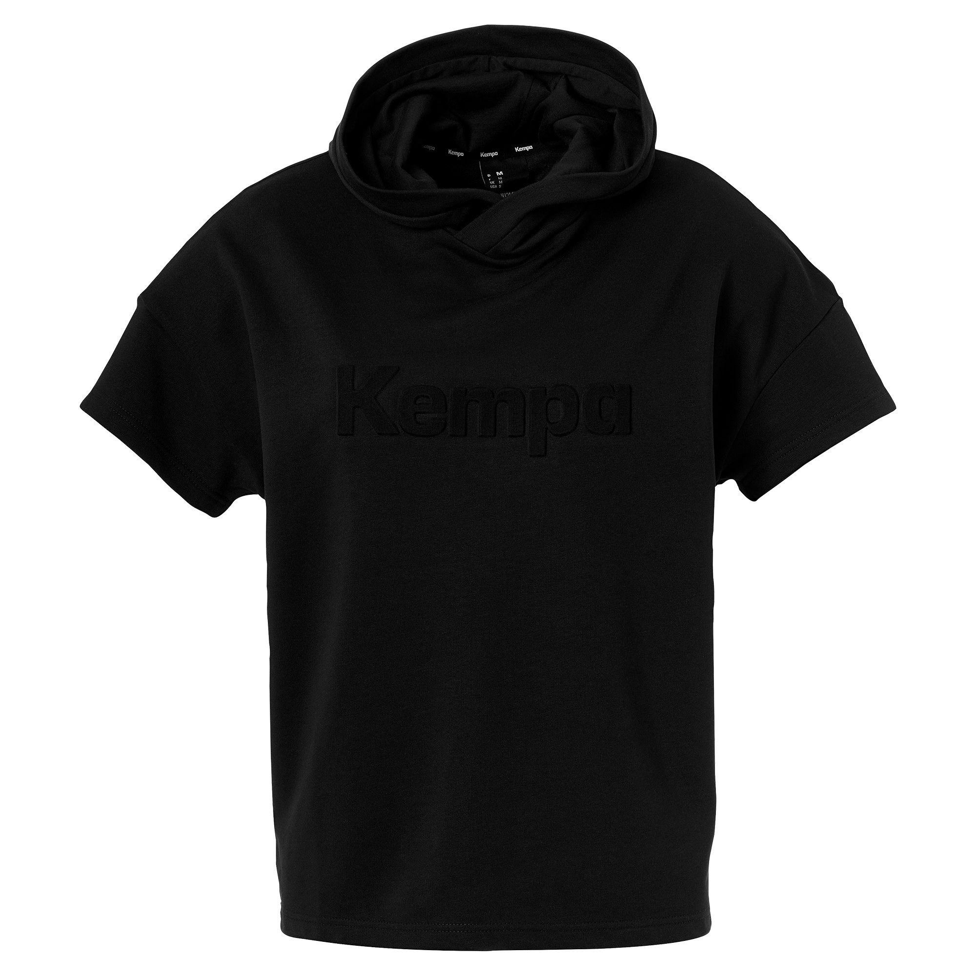 Kempa Hood Shirt Black & White Damen
