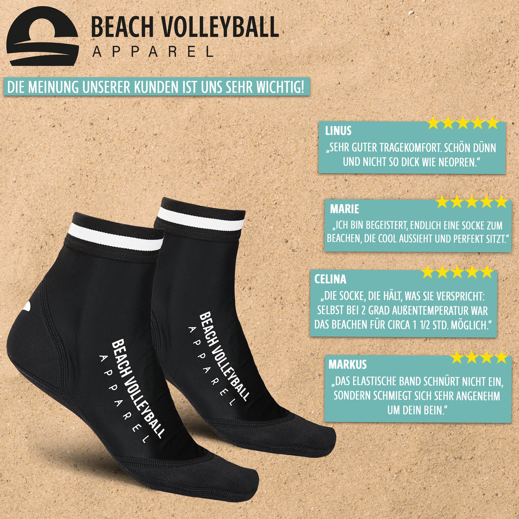 Beach Volleyball Apparel Beachsocken