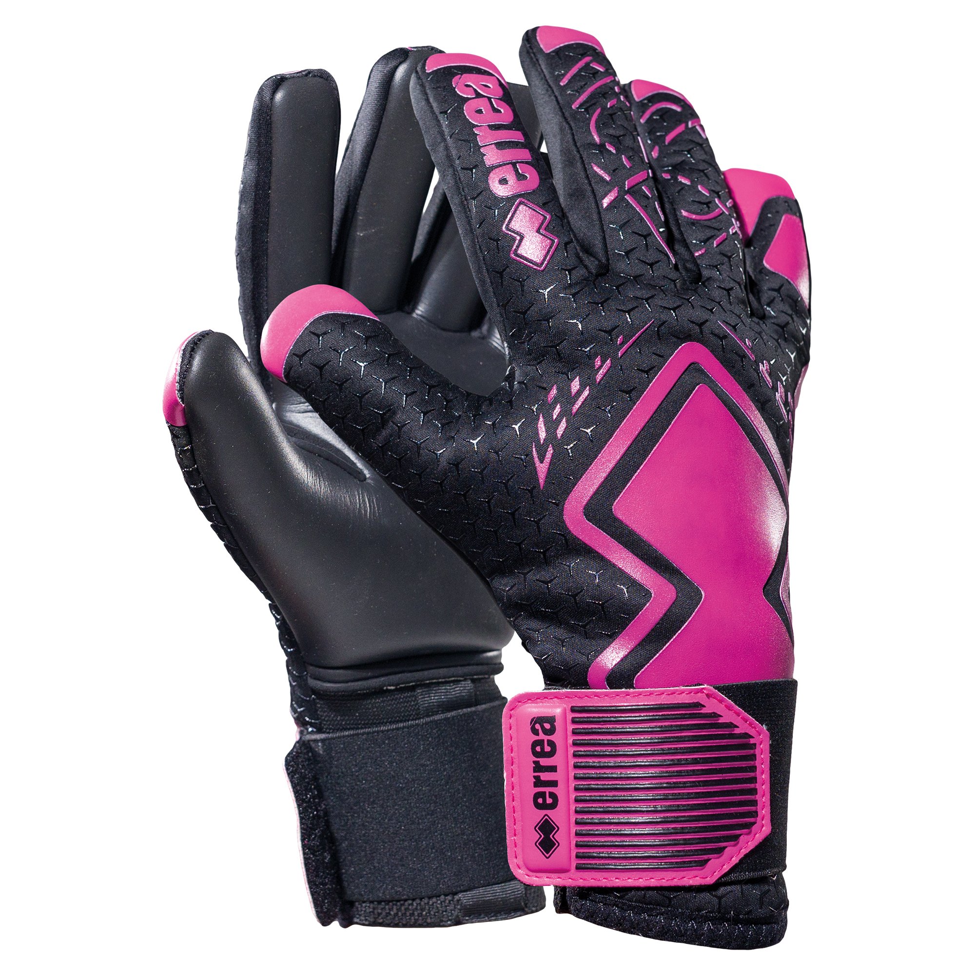 black/safety pink