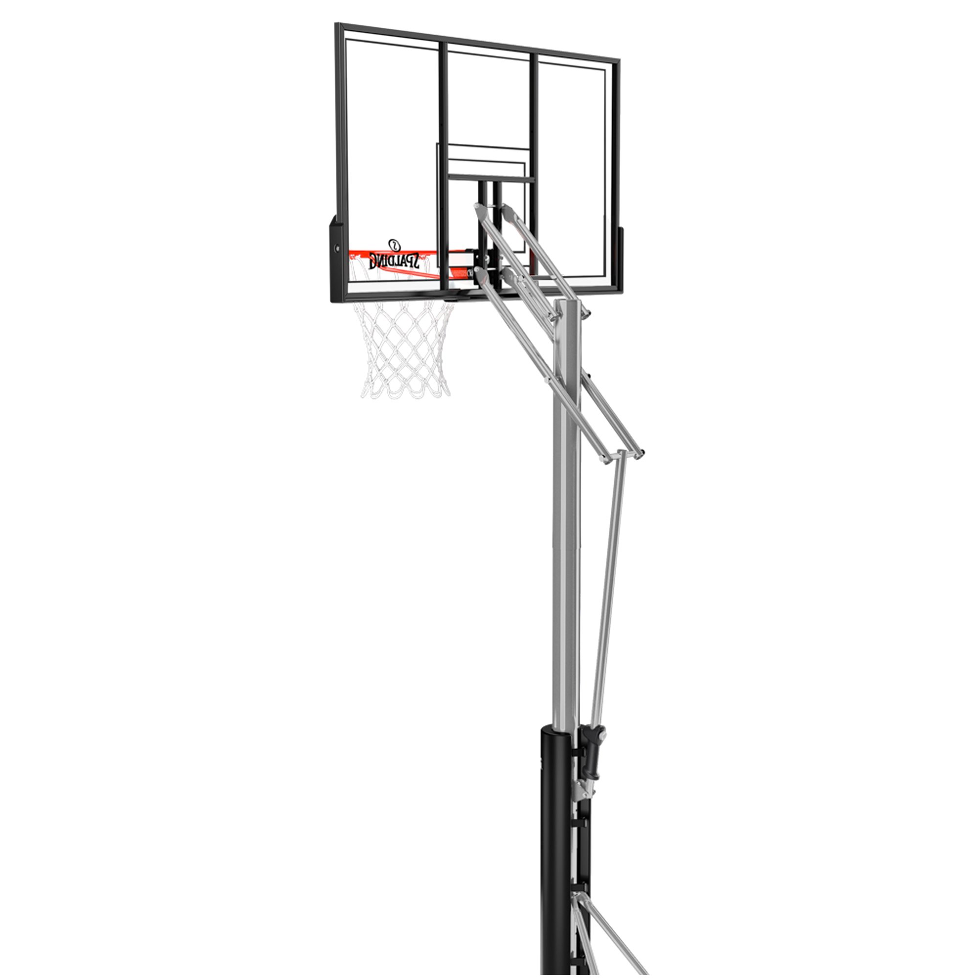 Spalding Silver TF Portable 52 Basketball Hoop