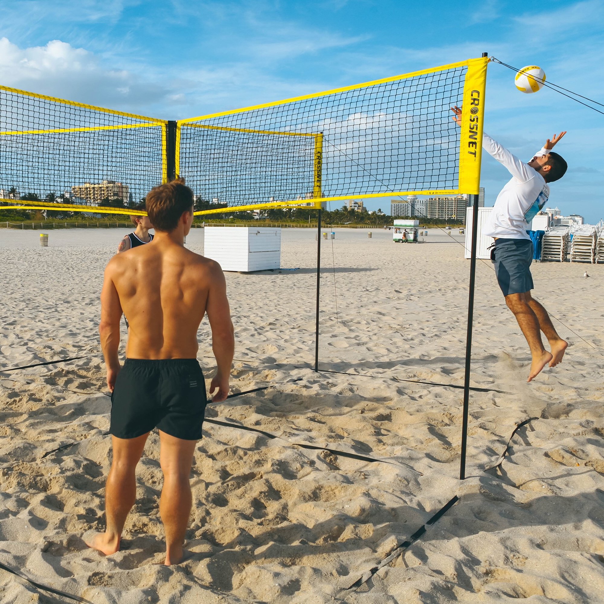 Crossnet Four Square Volleyball Netz
