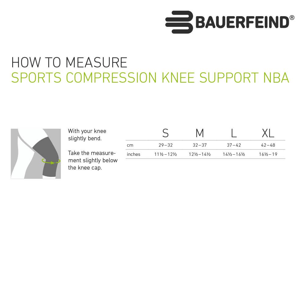 Bauerfeind Sports Compression Knee Support NBA - Miami Heat
