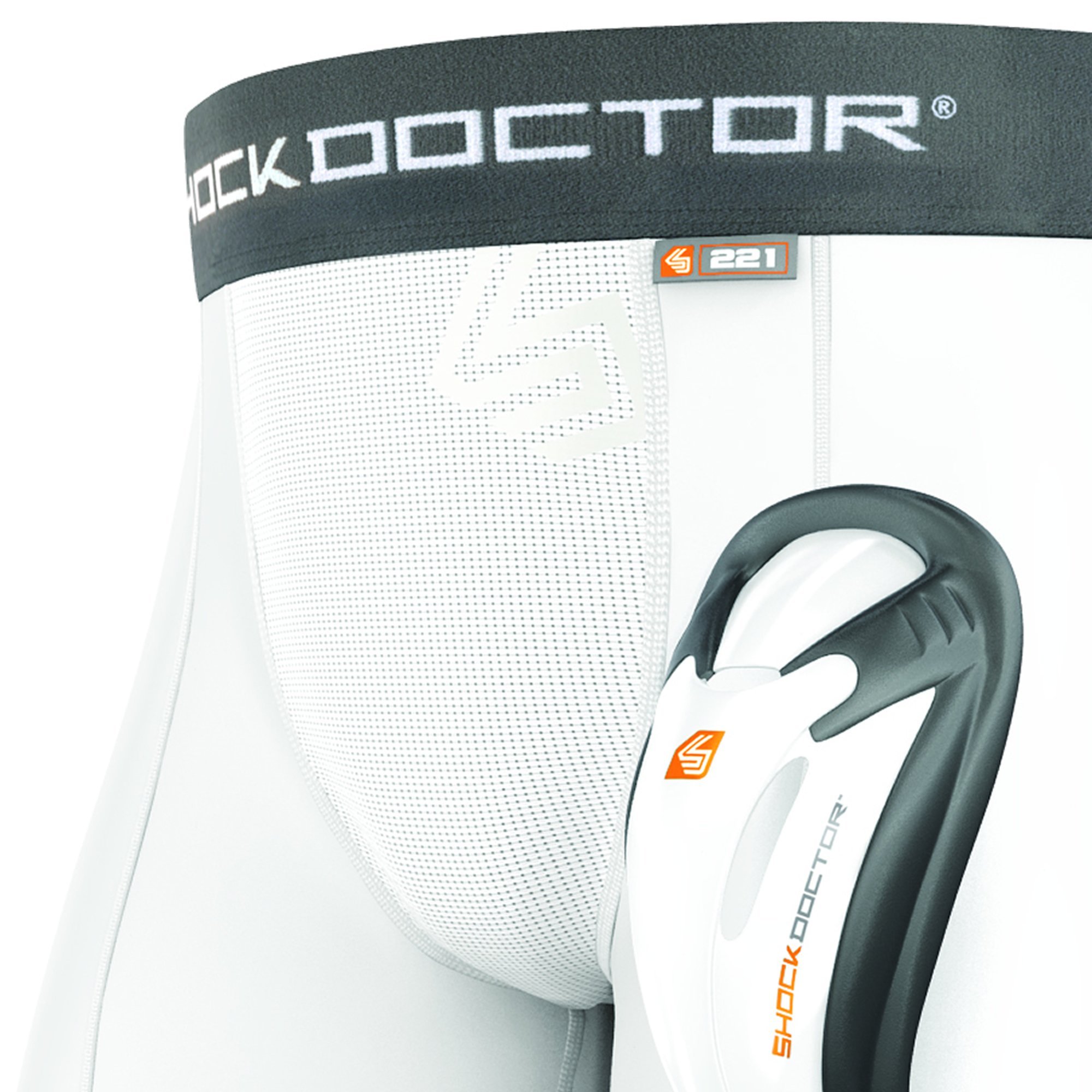 Shock Doctor Core Kompressionshose mit Bioflex Cup 221