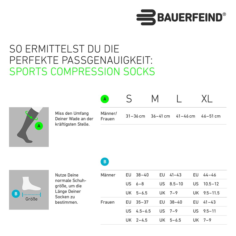 Bauerfeind Sports Ski Ultralight Compression Socks