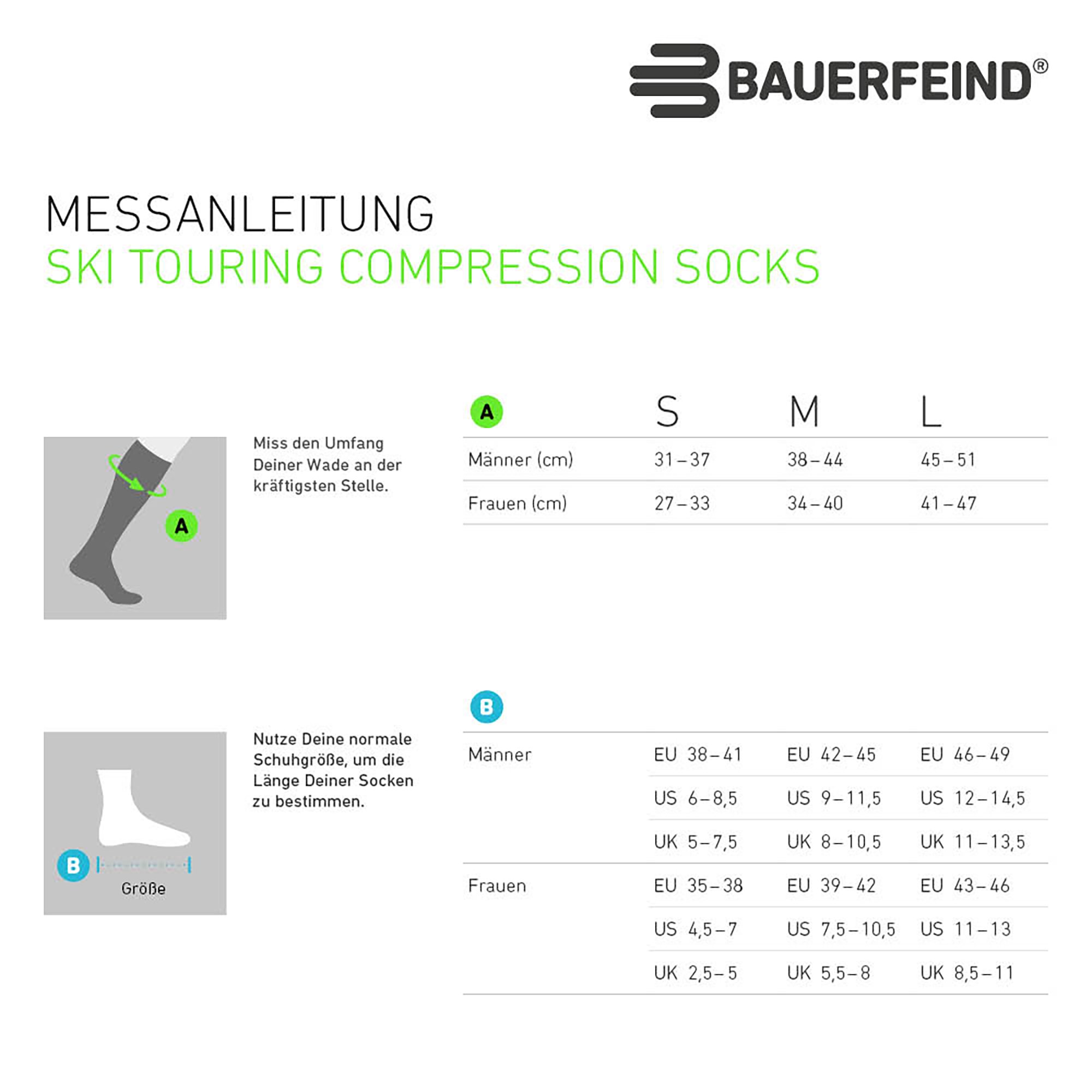 Bauerfeind Sports Ski Touring Compression Socks