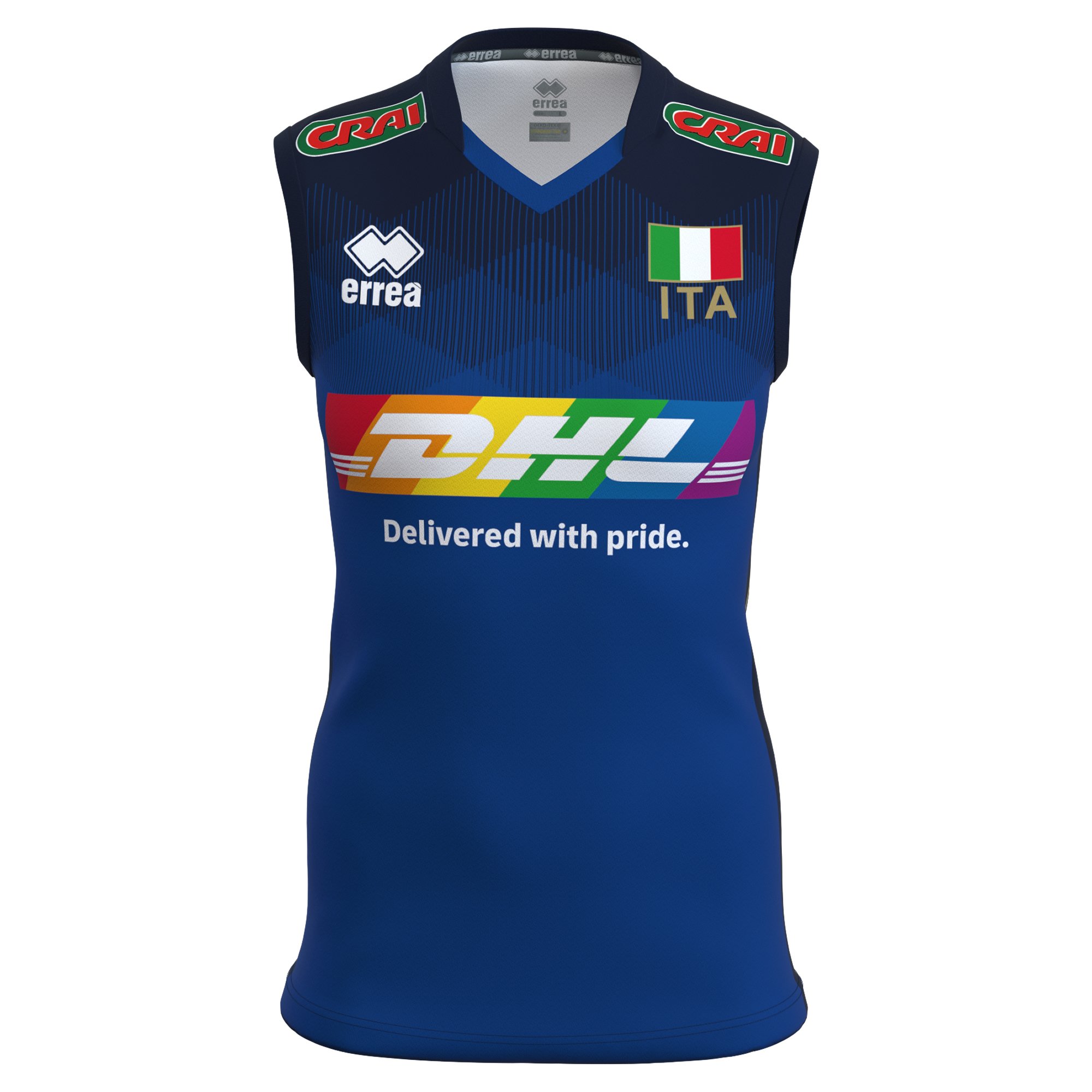 Erreà Italia Womens Volley Home Jersey with Pride 2023