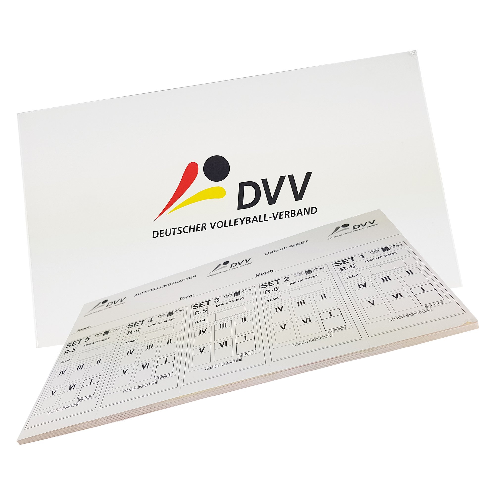 DVV Volleyball Aufstellungskarten national