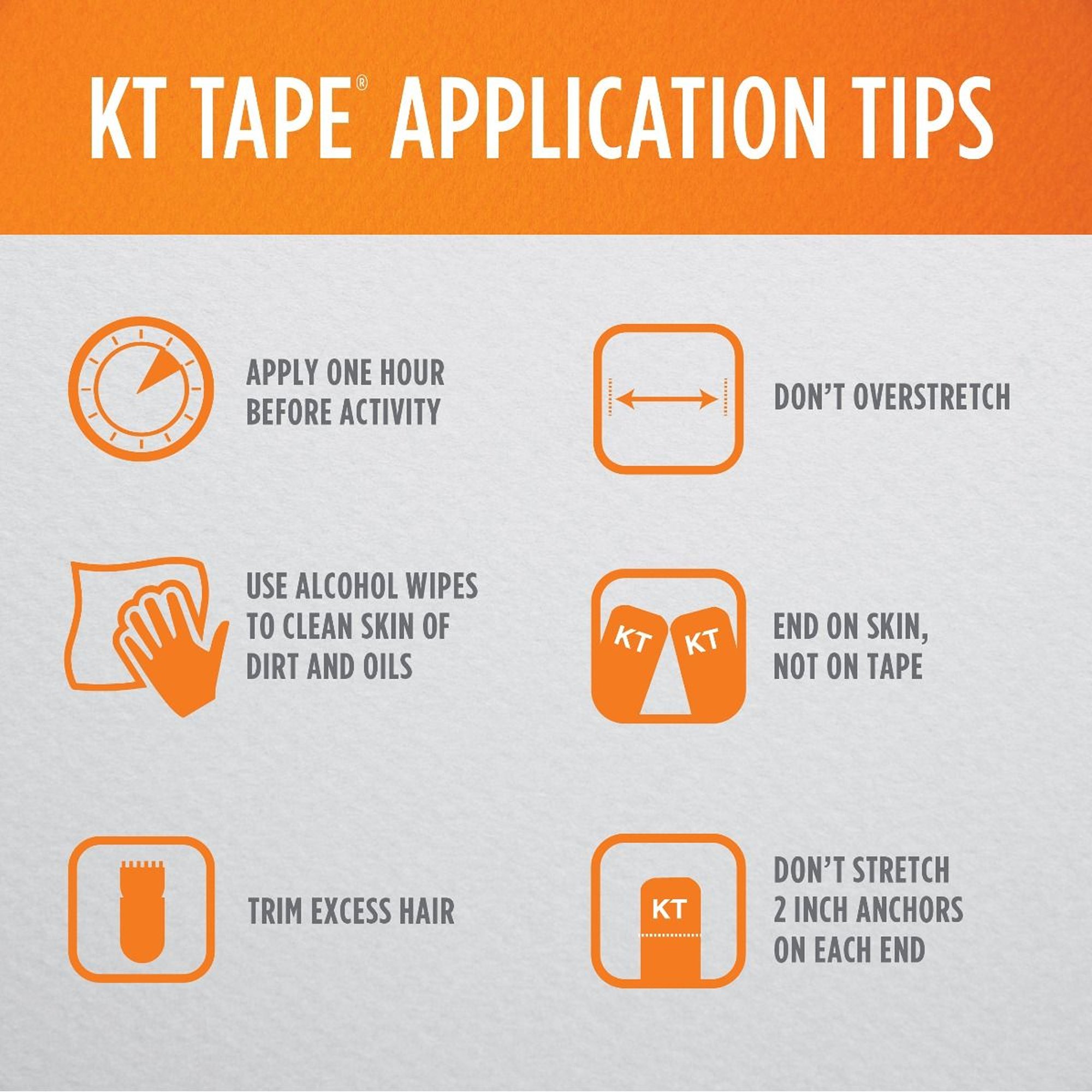 KT-Tape Pro 20pcs Pre-Cut