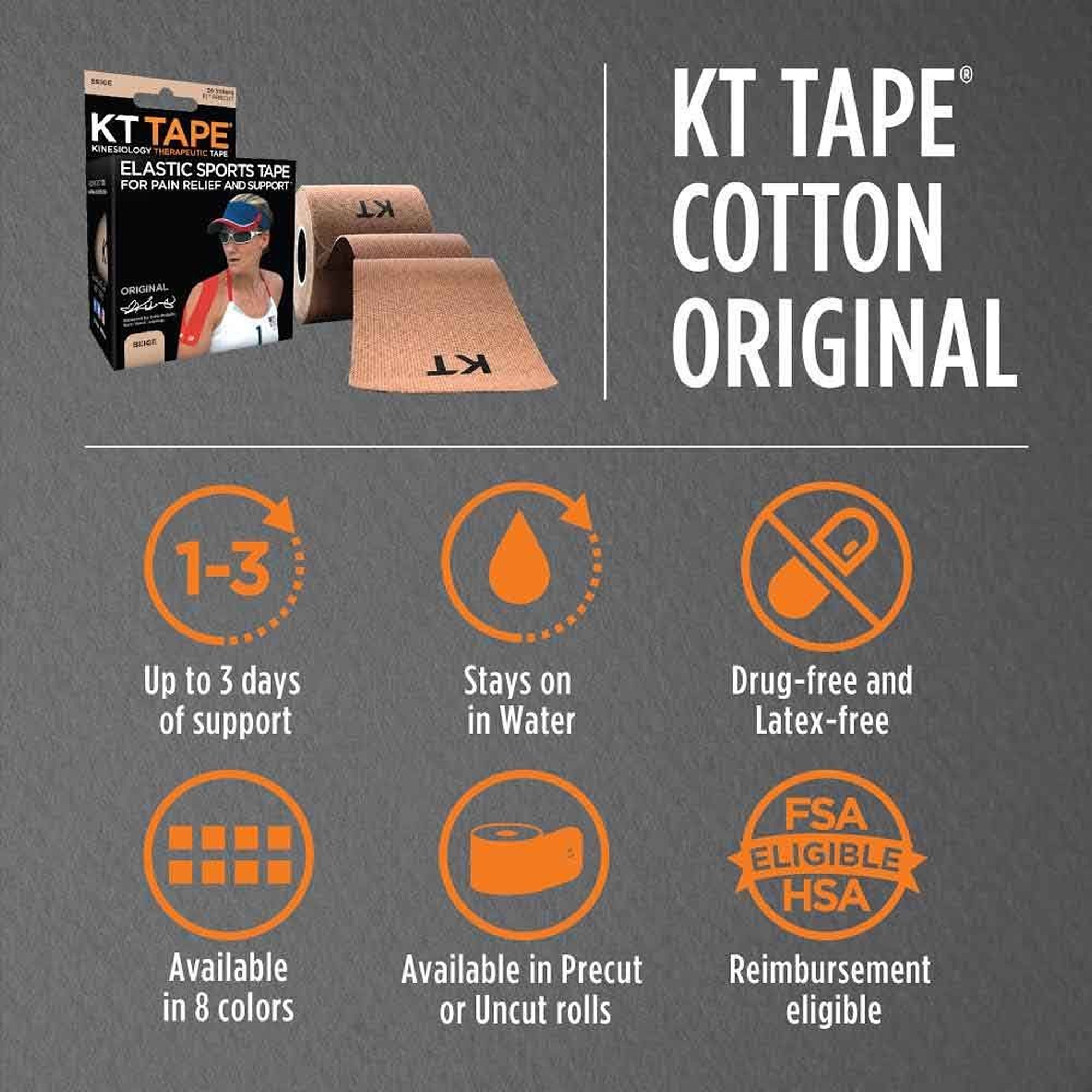 KT-Tape Original 20pcs Pre-Cut